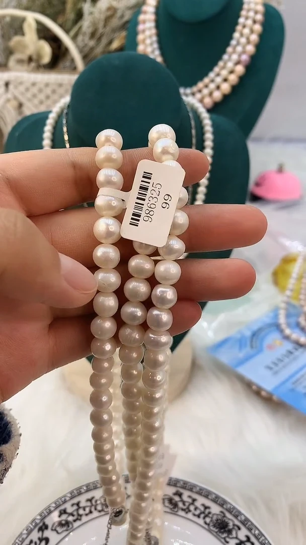 【闪购商品】淡水珍珠项链合金16