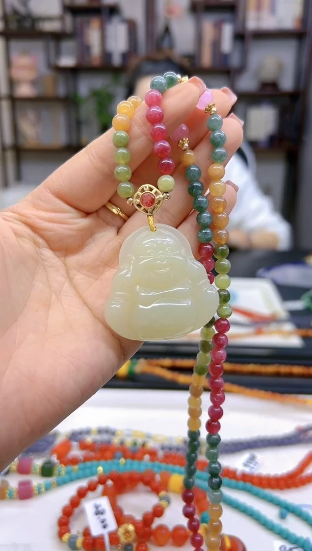 【闪购商品】和田玉毛衣链未镶嵌M214