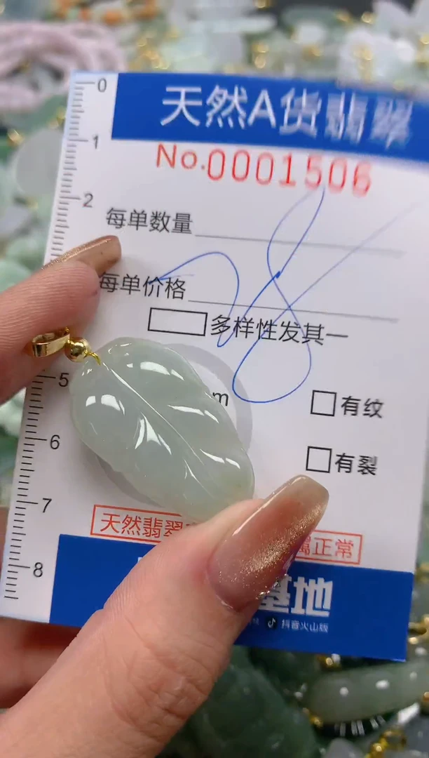 颈饰未镶嵌翡翠天然A货翡翠