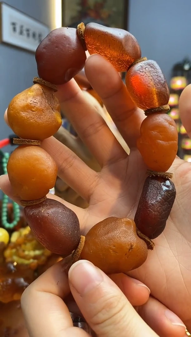 手串琥珀未镶嵌手串
