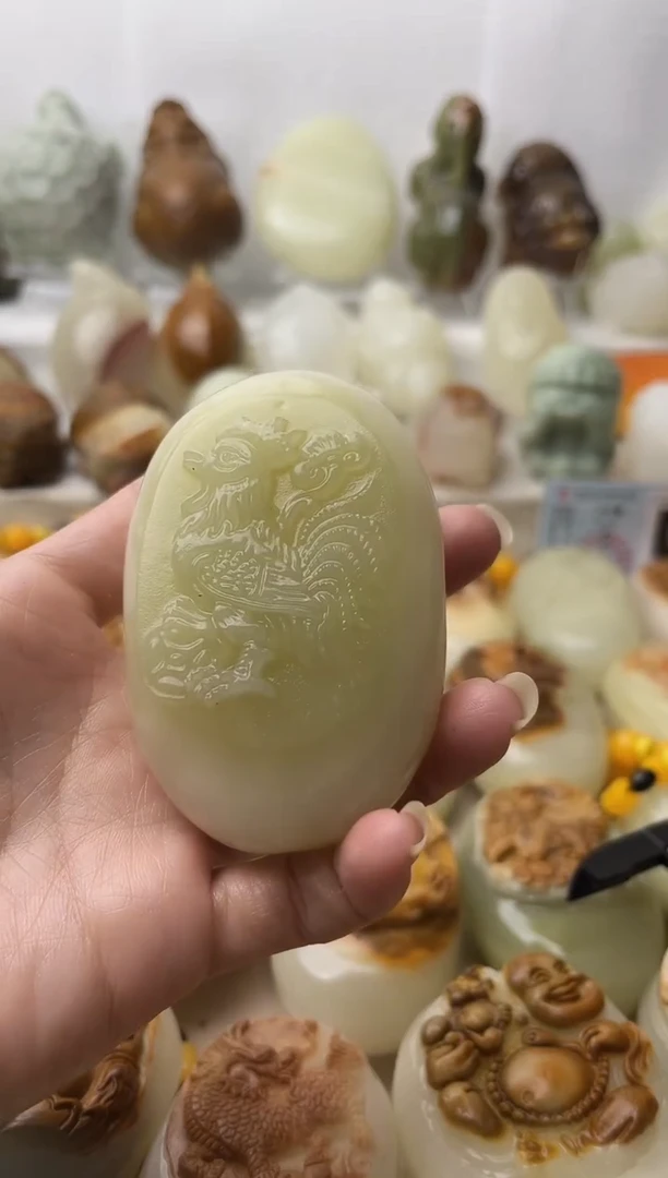 石材古青石棉纹正常不退换鸡