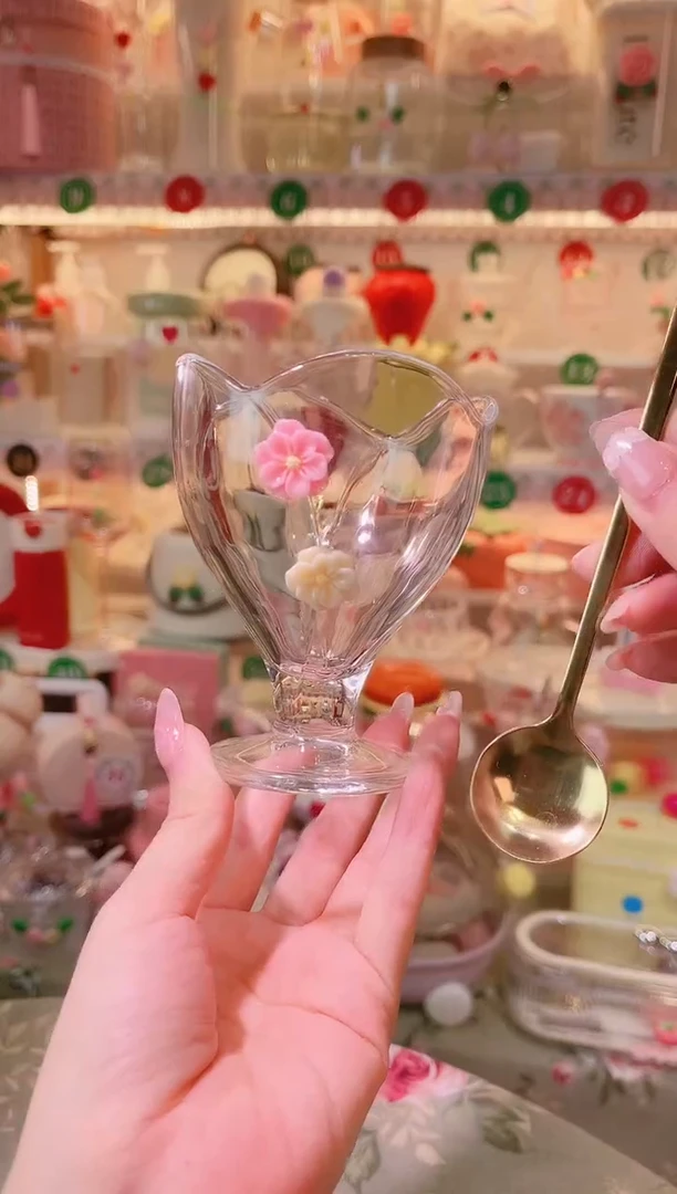 摆件品质好发货快放心拍！花瓣甜品杯