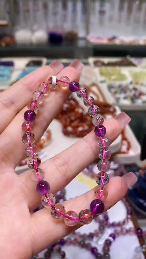 未镶嵌手链水晶多样性发其一超七6+