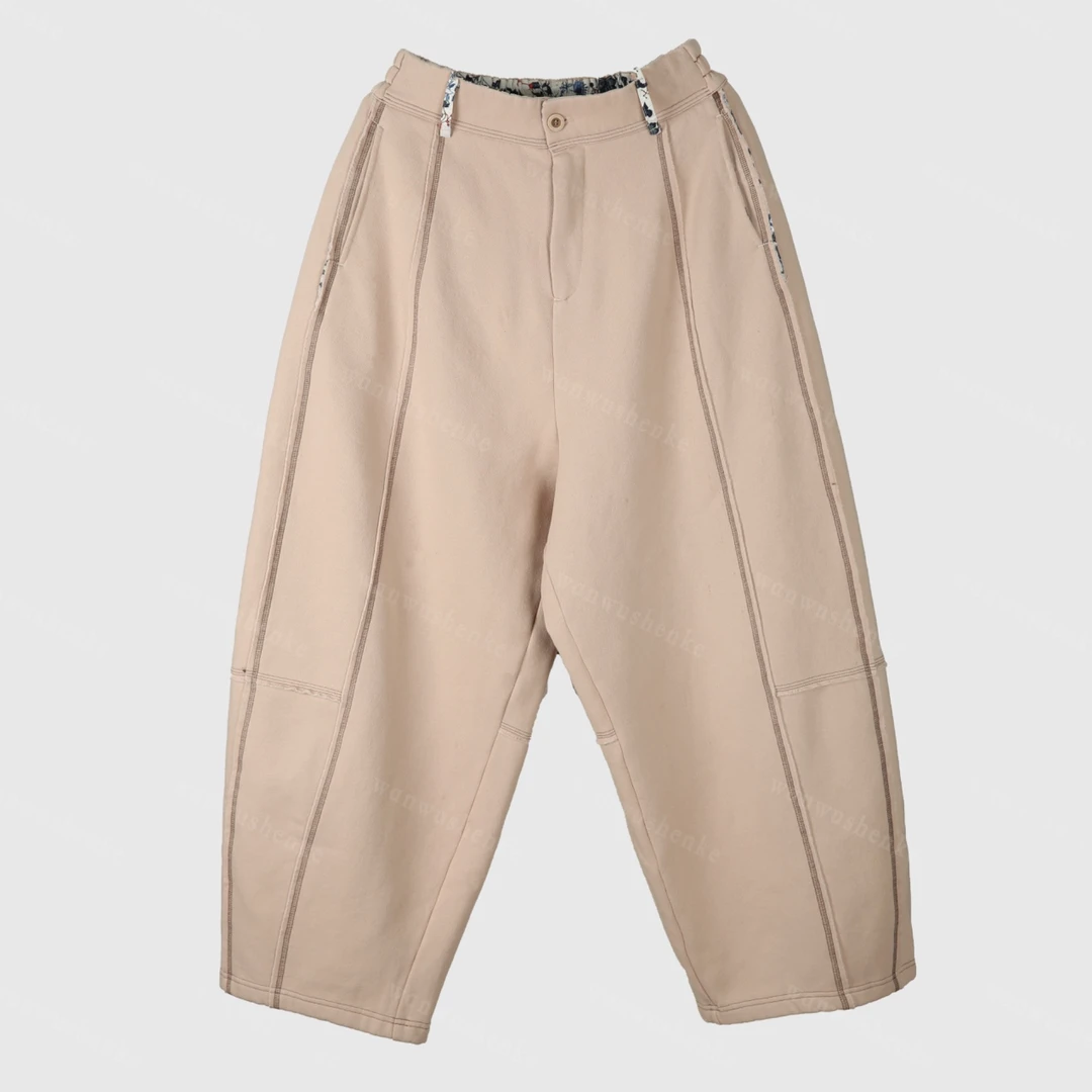 财迷推荐 TU-K351228 水洗抓绒卫裤