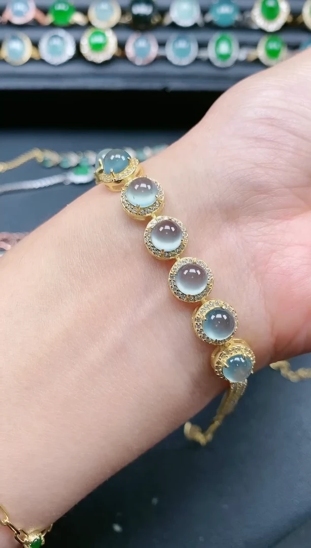 翡翠戒指银S925镶嵌111111