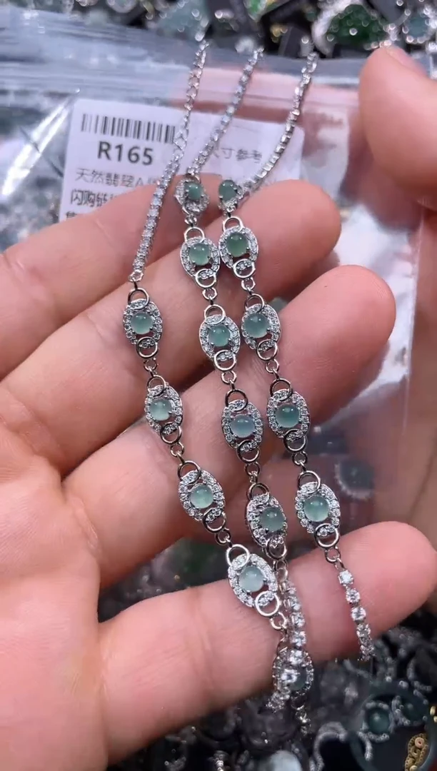 【闪购商品】翡翠颈饰未镶嵌R165手链 多样性发其一