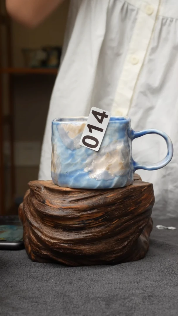 杯子回**平014景德镇手创颜色釉杯（食品级）