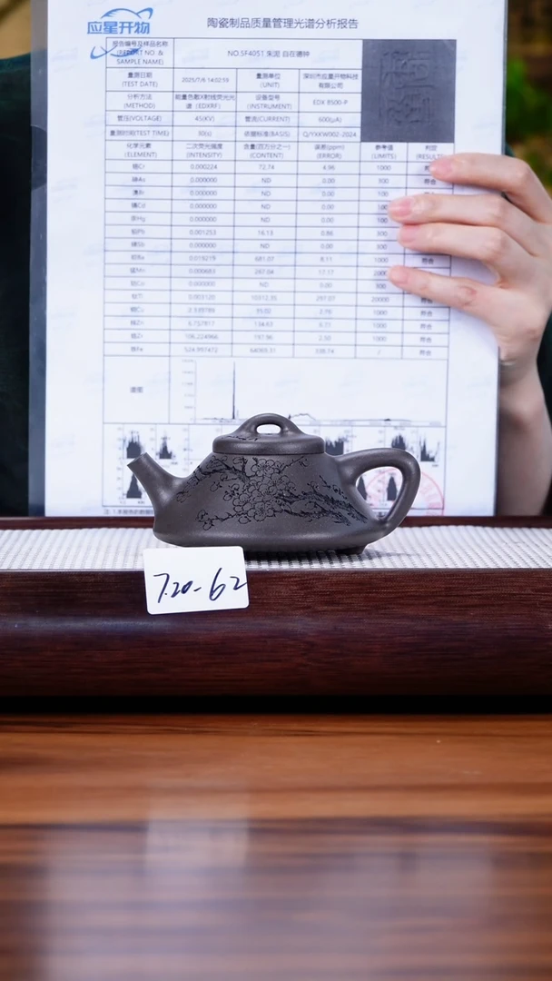 茶壶紫砂小*7.20-62古法千禧天青 文瓢150