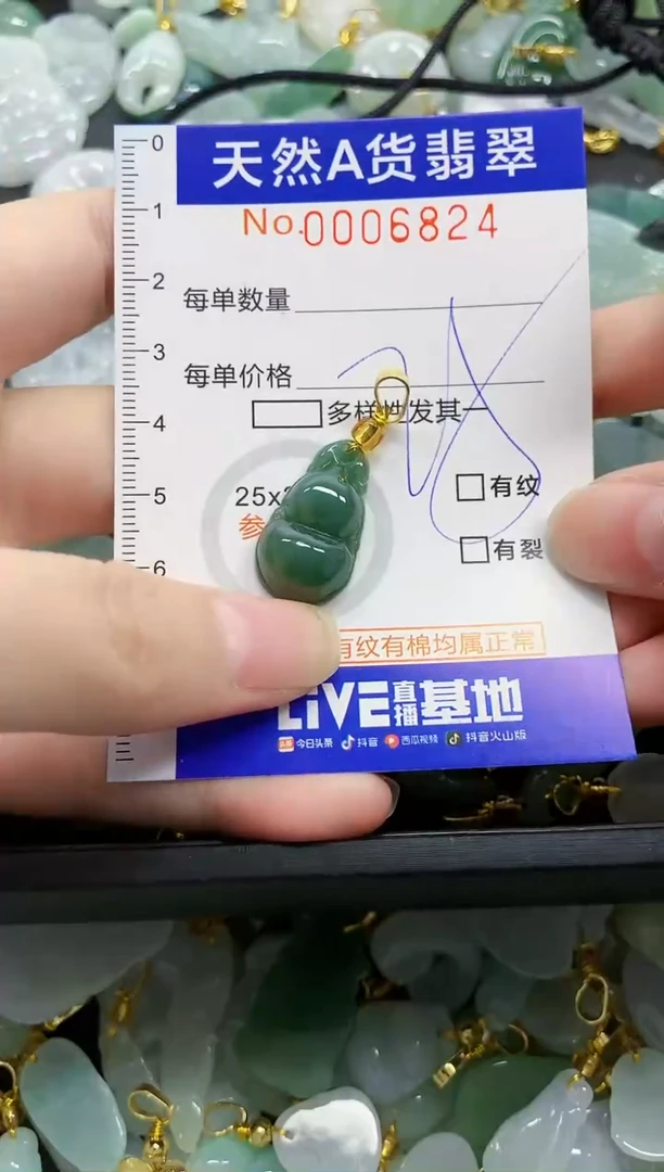 颈饰未镶嵌翡翠天然A货翡翠