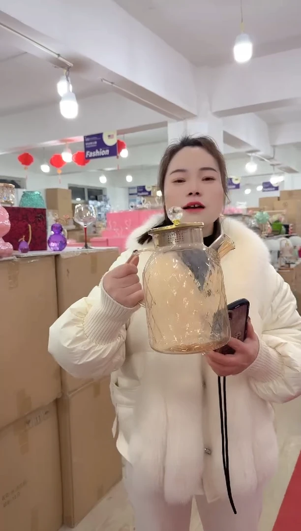 【闪购商品】琉璃迪喜花器-g-早33