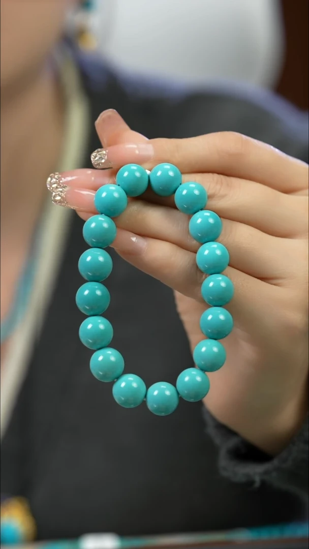 未镶嵌绿松石手串精品