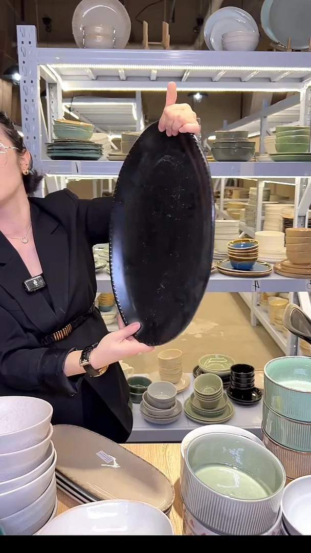 瓷257外贸尾货高温釉下彩陶瓷餐具默认微瑕