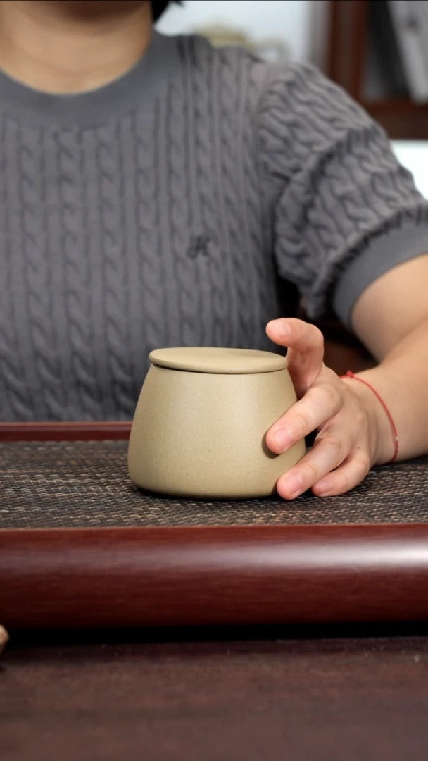 茶杯紫砂尾单微瑕段泥茶叶罐不带礼盒