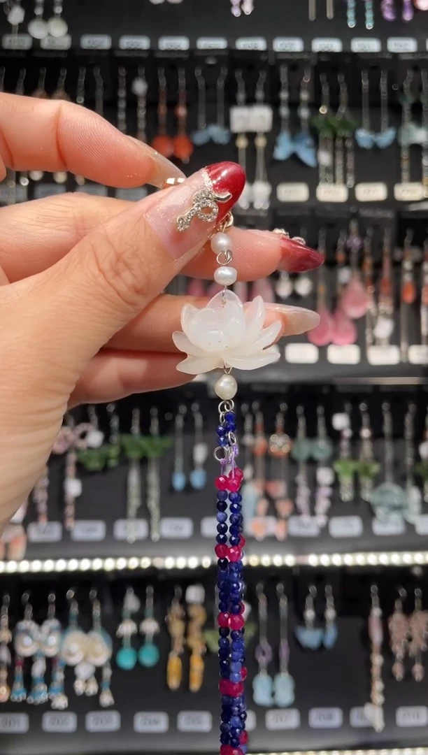 【闪购商品】紫晶耳饰银S925镶嵌尤弥尔