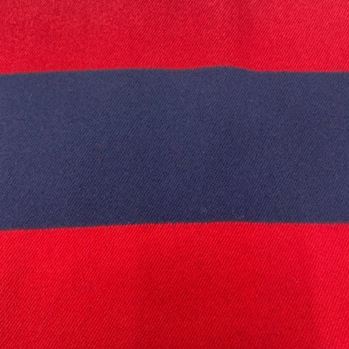 95新 GUCCI/古驰 【lu】GUCCI 蓝拼红条纹围巾 拼色P221426038