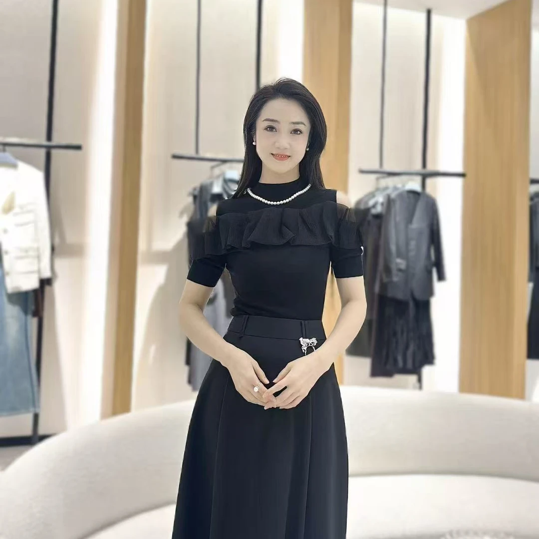 思慕缇蕾丝针织衫