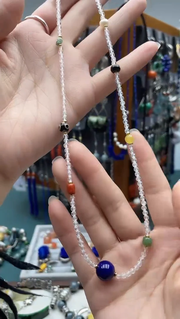 未镶嵌颈饰水晶饰品