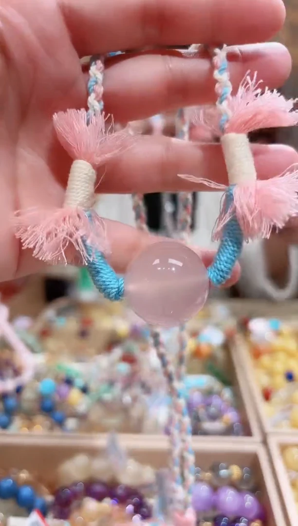 颈饰未镶嵌水晶设计款珠串24+