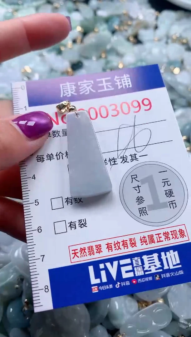 颈饰未镶嵌翡翠3099