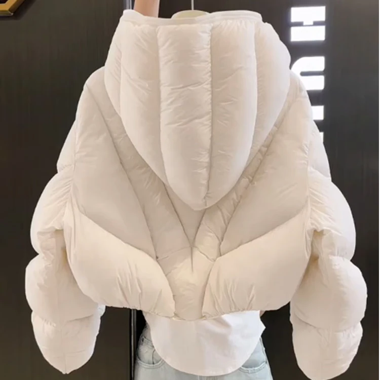 小个子羽绒服女款2025新款冬季独特超好看今年流行爆款加厚短外套