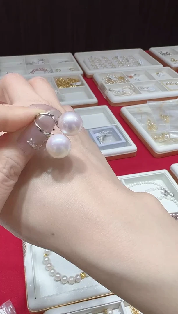 【闪购商品】淡水珍珠耳饰银S925镶嵌gs0278