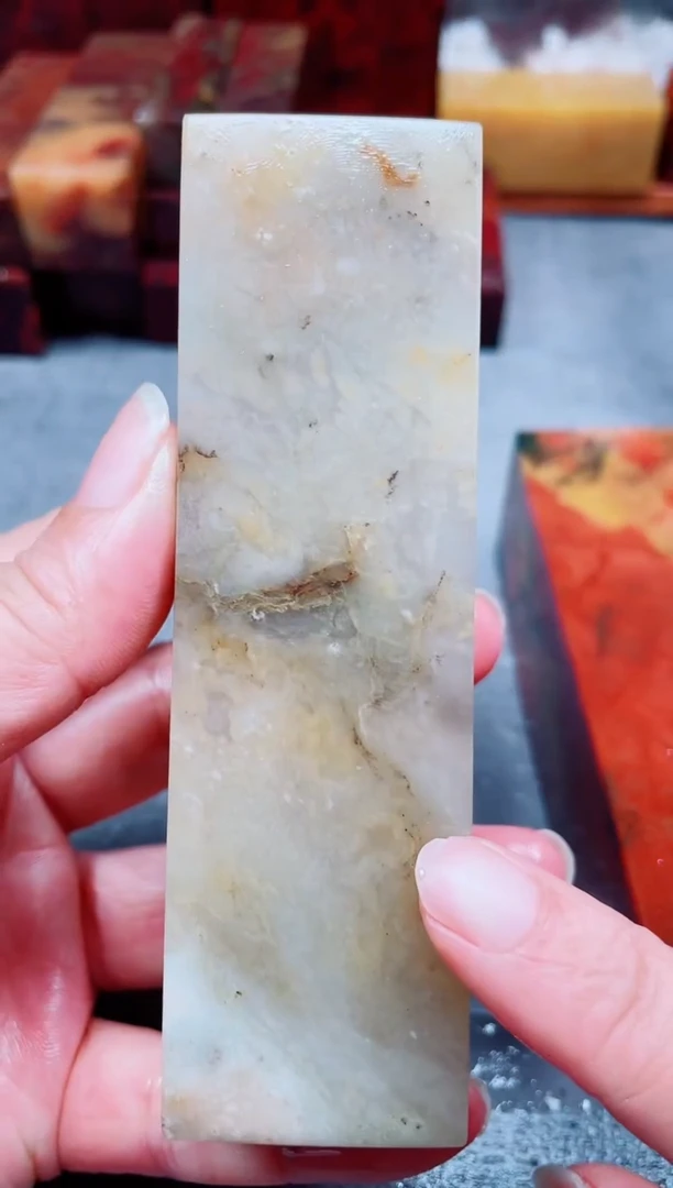 玉桂林鸡血玉素章--28