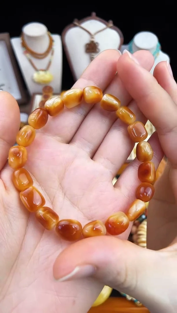 琥珀未镶嵌珠宝奇石柒月