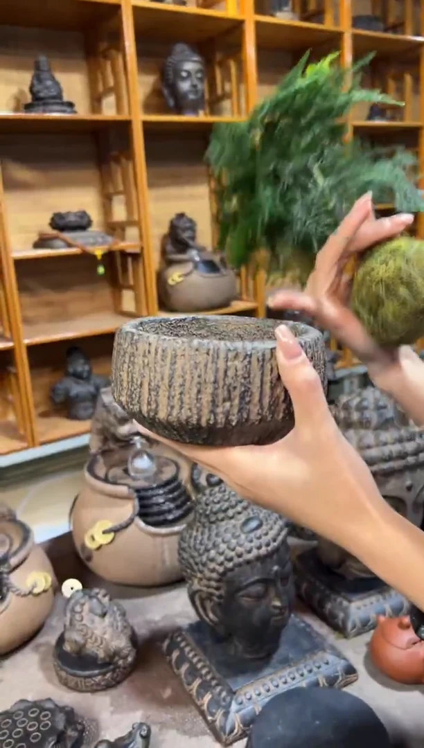 陶土【火山泥】小石钵