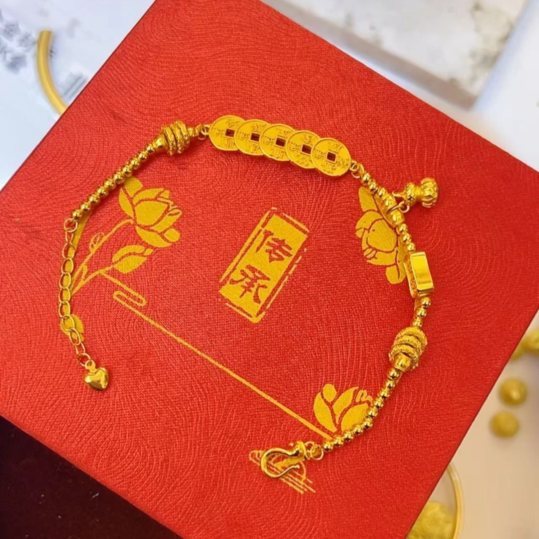 铜合金手链 铜钱葫芦时尚百搭手链