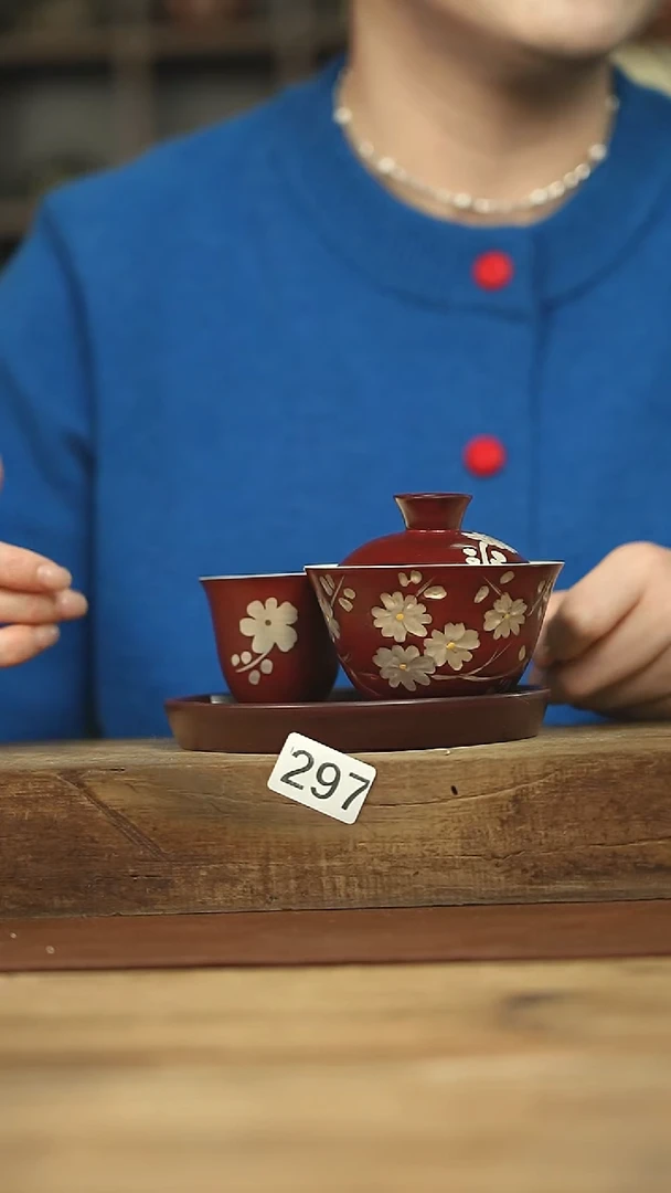 设计师手作款！三才盖碗+杯系列