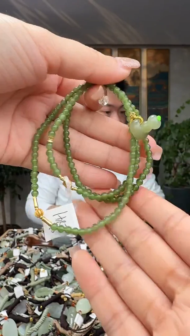 颈饰未镶嵌和田玉拍一发一多样性发货