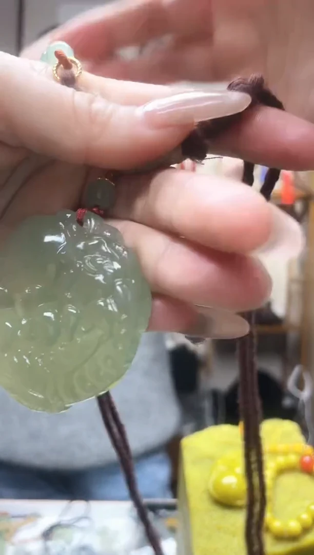 未镶嵌岫玉吊坠多样性发货拍一发一