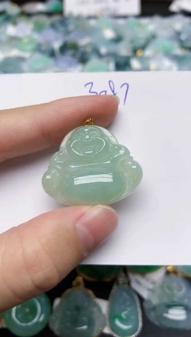 颈饰未镶嵌翡翠天然缅甸A货翡翠百元以上9元证书费自理