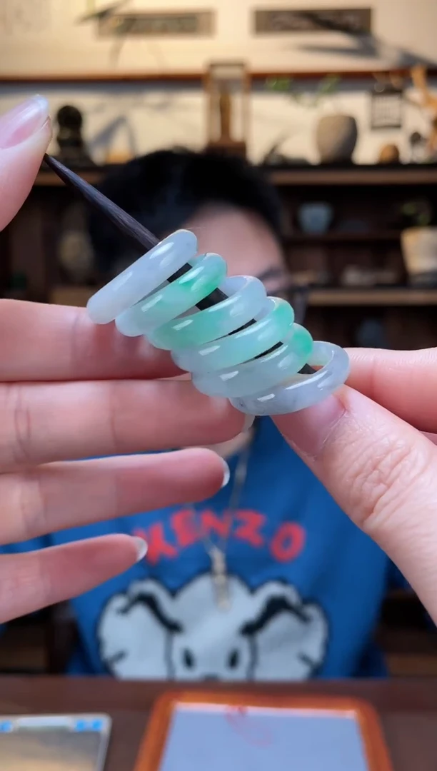 【闪购商品】翡翠戒指未镶嵌22#翡翠指环YN多样性发一