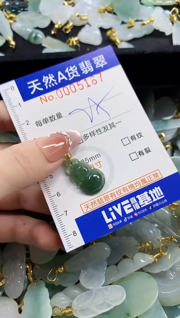 颈饰未镶嵌翡翠天然A货翡翠