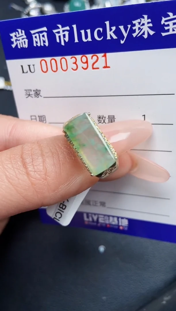 【闪购商品】翡翠颈饰银S925镶嵌3921