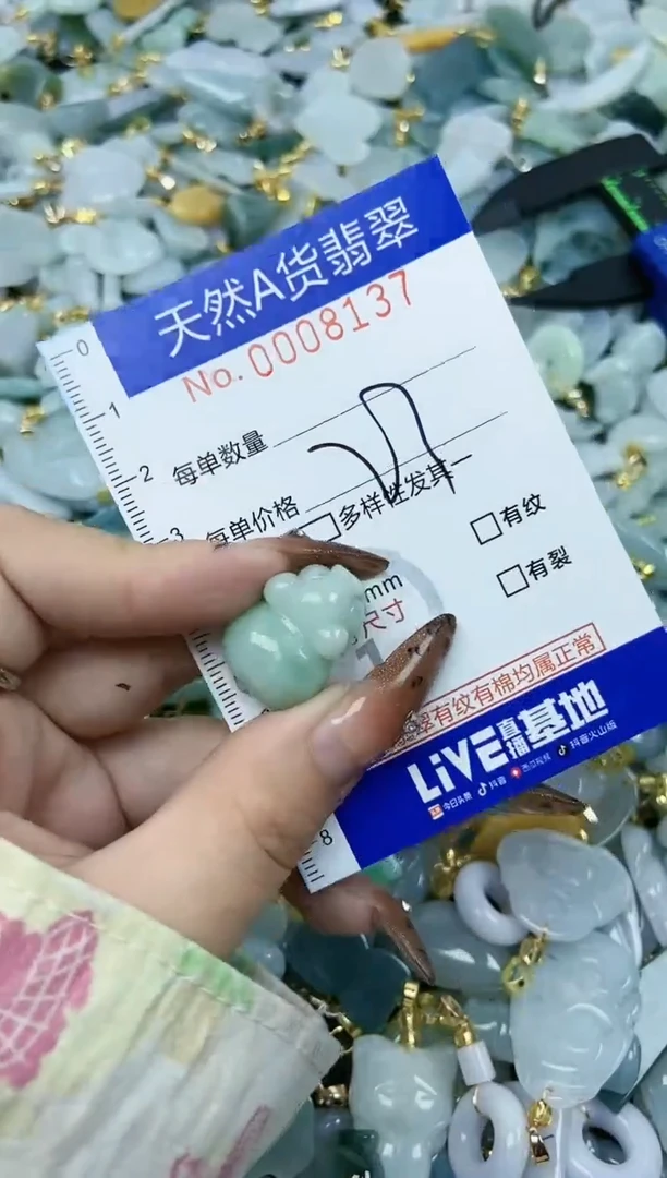 【闪购商品】翡翠颈饰未镶嵌天然A货翡翠