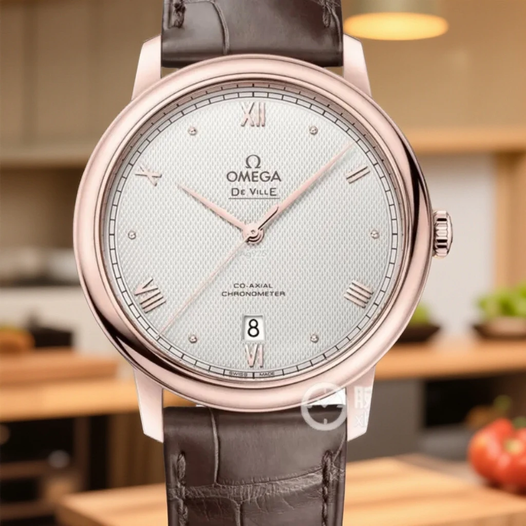 未使用 Omega/欧米茄 碟飞系列 公价107700 表径40全新全套玫瑰金