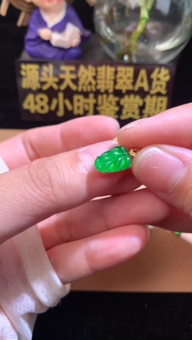 翡翠银S925镶嵌颈饰工厂一手货源翡翠