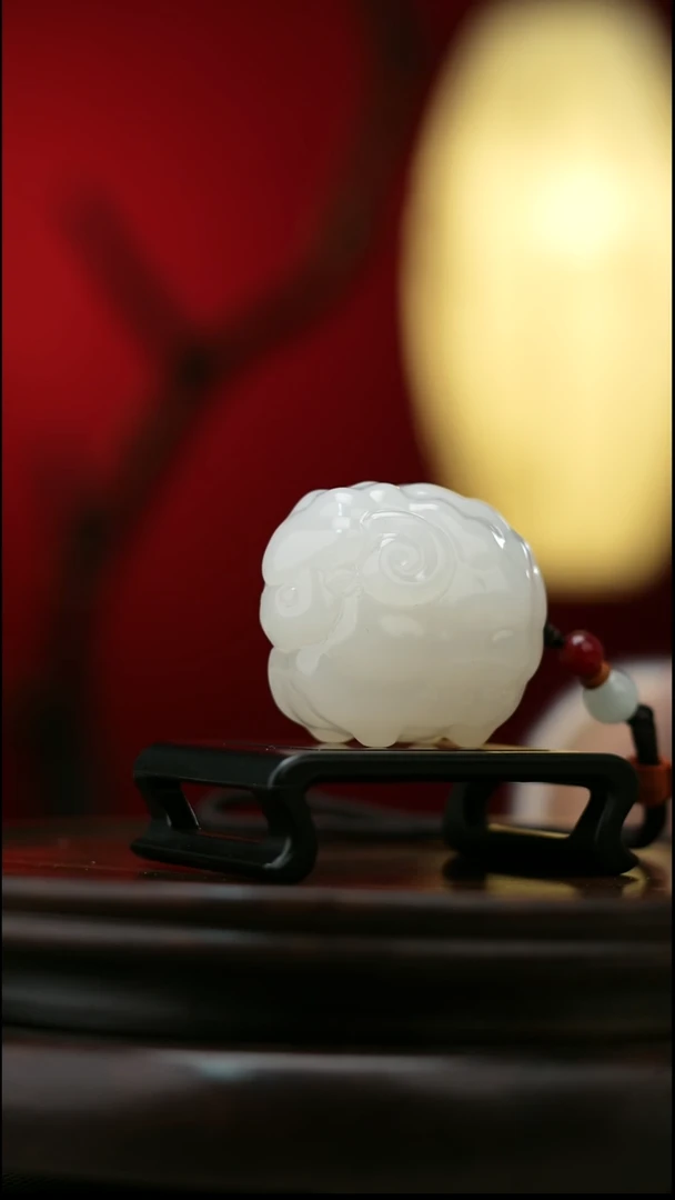 玉【喜气洋洋】天然玉石摆件