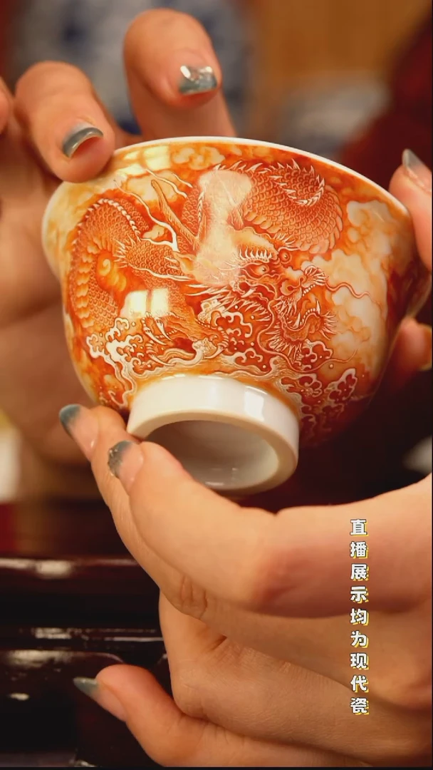 景德镇手工手绘陶瓷杯