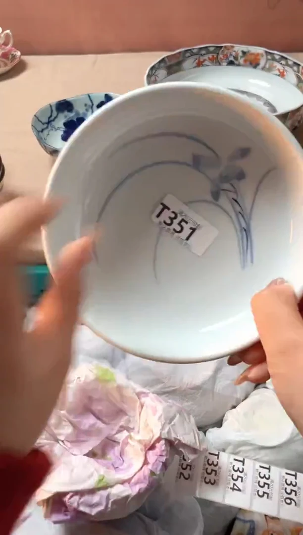 瓷片V**子瓷器瓷器T351