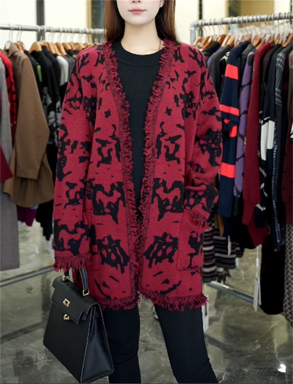 高端定制【香雪】春夏必备时尚上档次洋气高档红色上衣外套-2723#