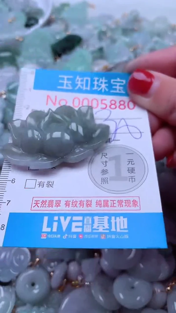 吊坠(不含链)未镶嵌翡翠5880