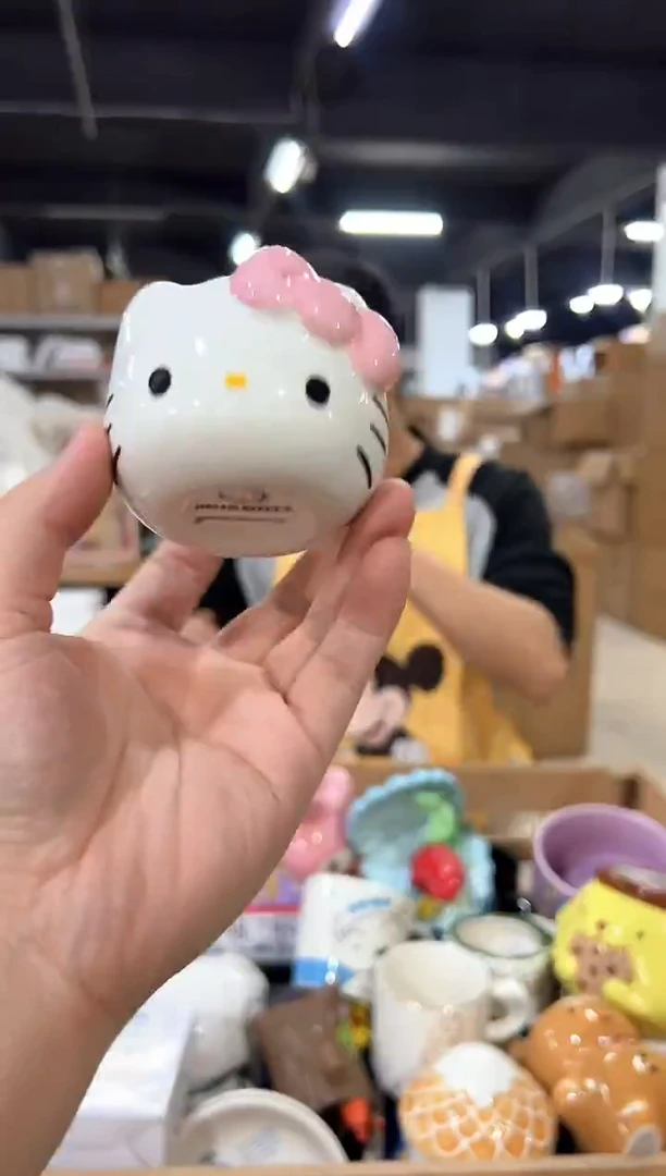 瓷片粉色kt猫香薰