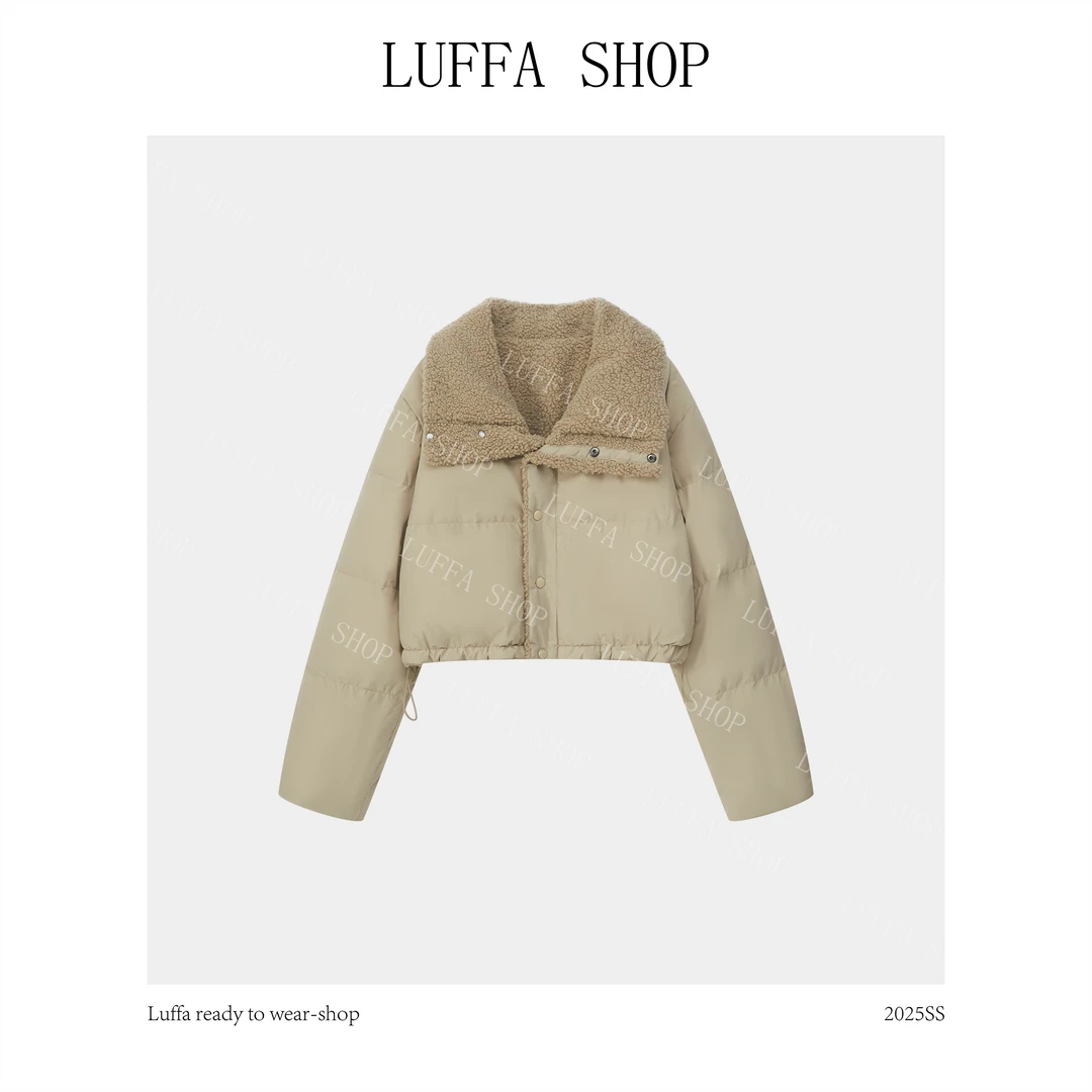 【Luffa shop】“日耳曼冬城”韩系百搭双面穿羽绒服YRF20251212