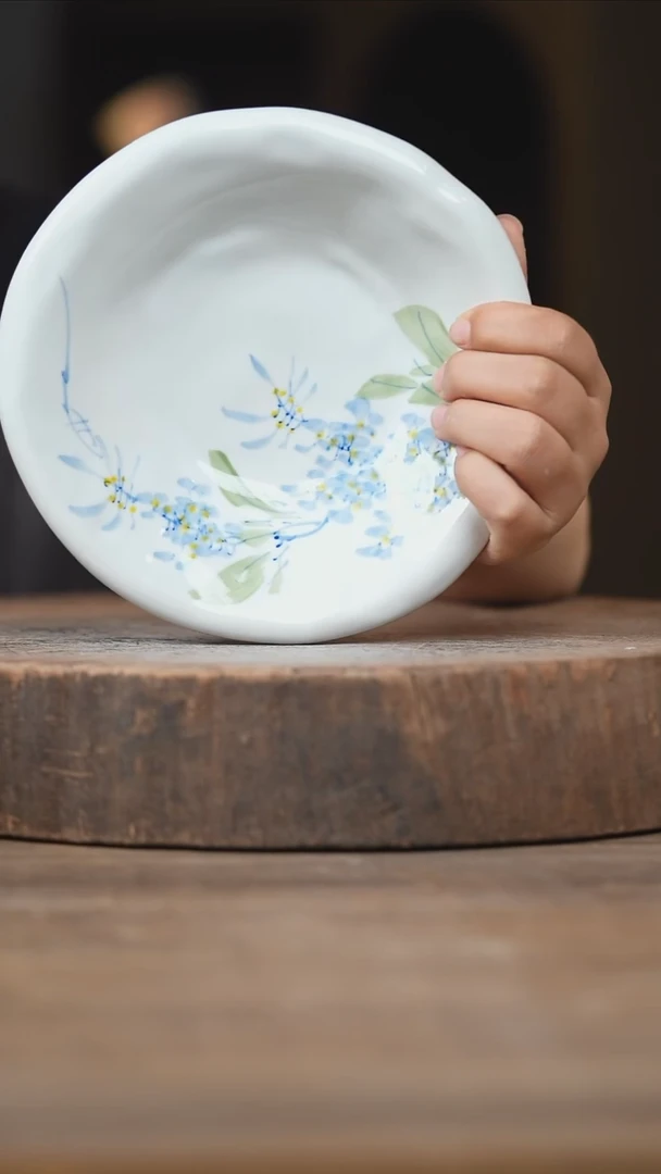 瓷片景德镇高温釉下彩（食品级）