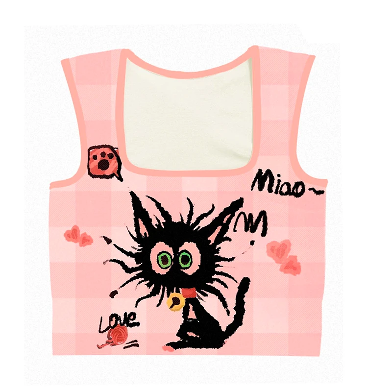 (粉丝专属福利）可外穿设计款印花一体杯瑜伽健身运动背心瑜伽裤