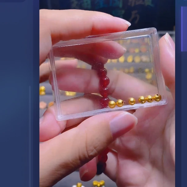 足金999卡4古法6颗/ 多样性发