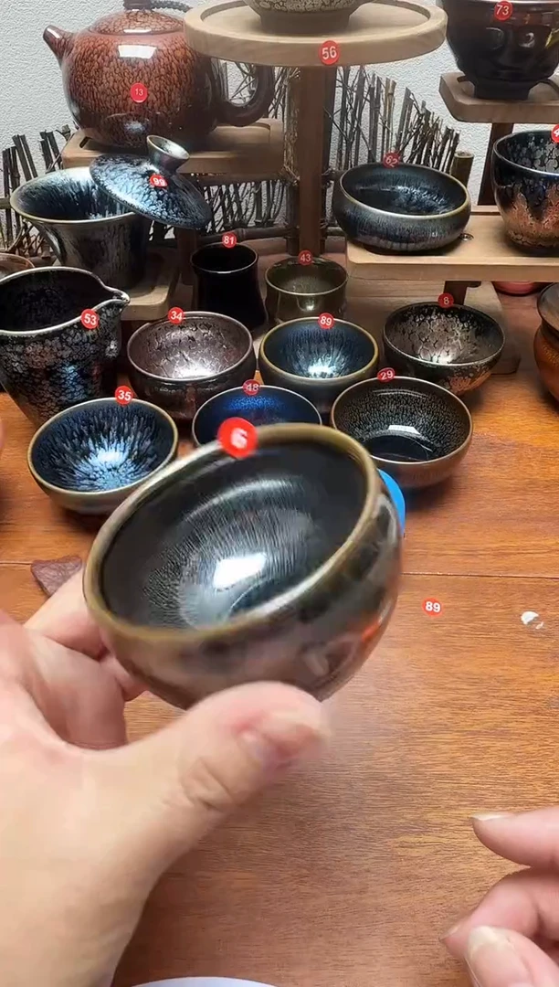 茶盏熊*6号建盏工匠茶器